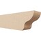 Ekena Millwork 6in. W x 8in. H x 24in. L Greensboro Woodgrain TimberThane Rafter Tail, Primed Tan RFTUR06X08X24GRNRCPR - alternate 1